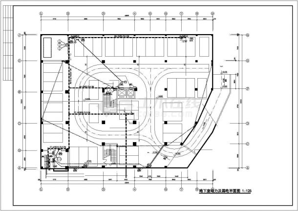 某酒店建筑电气设计施工CAD图纸-图一
