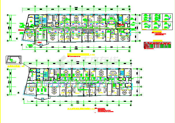 高层商业办公酒店综合建筑空调通风及防排烟系统设计施工图（含机房设计）-图二