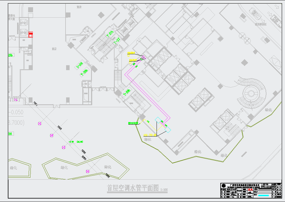 【广东】多层商业综合建筑空调通风及防排烟系统设计施工图