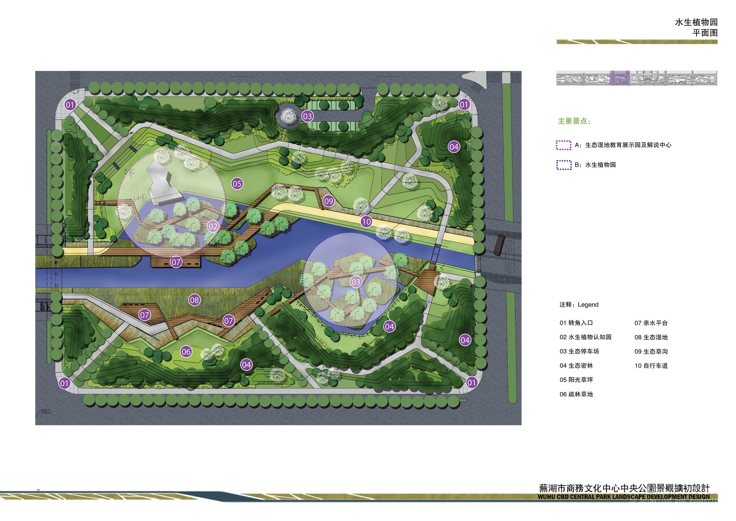 [芜湖]中央公园水生植物园景观设计方案