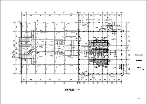 钱江新城某四十层商务中心建筑施工图（超高层）-图一