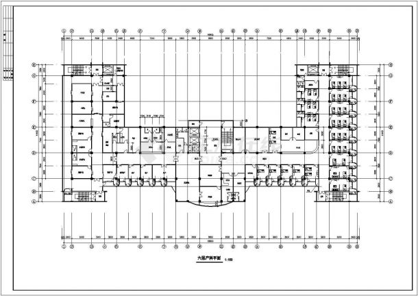某地区二层门诊楼建筑方案设计CAD图纸-图一