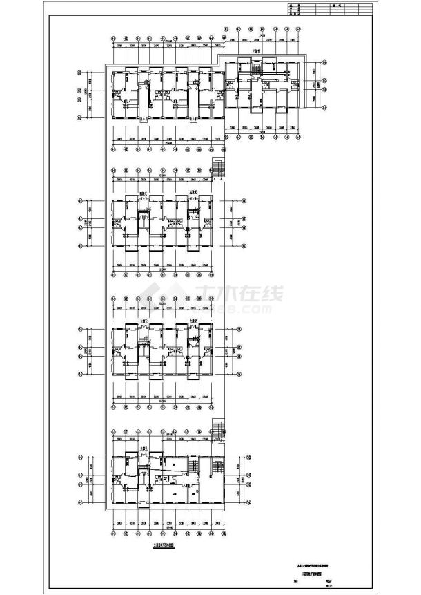 某地区综合性住宅弱电平面CAD图-图二