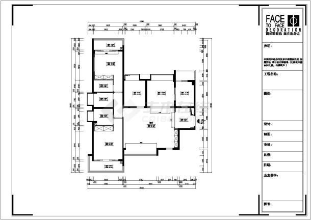 山东省某城市南城都会CAD建筑图-图二