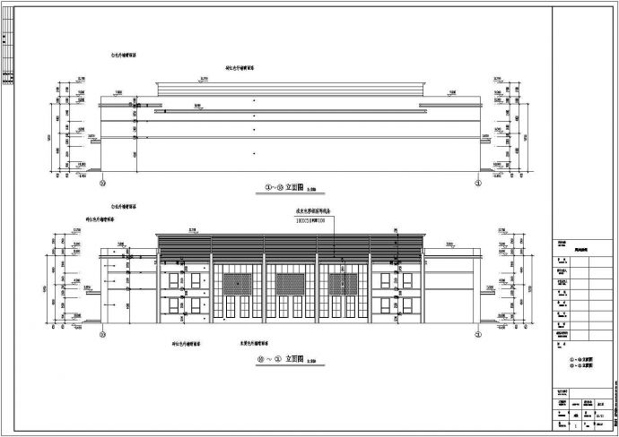 某小学风雨操场全套建筑设计施工图_图1