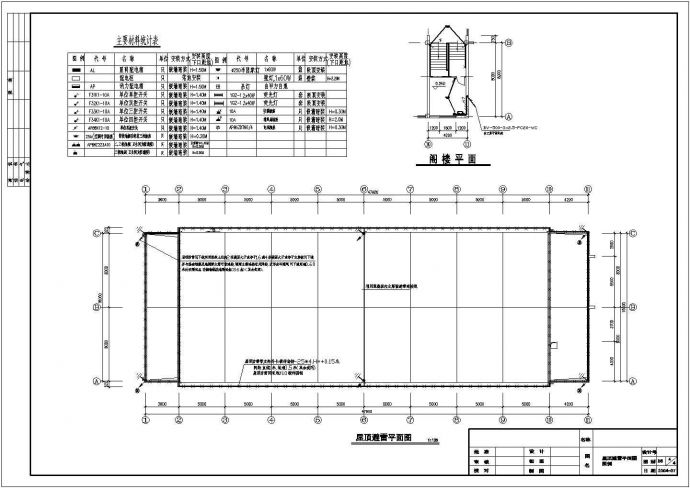 某地三层框架结构厂房电气设计施工图_图1