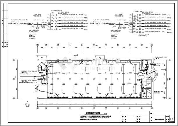 某地三层框架结构厂房电气设计施工图-图二
