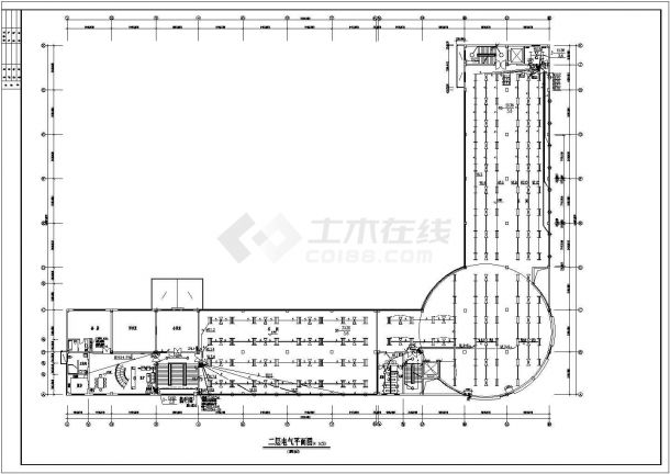 某地三层车间厂房电气设计施工图纸-图二