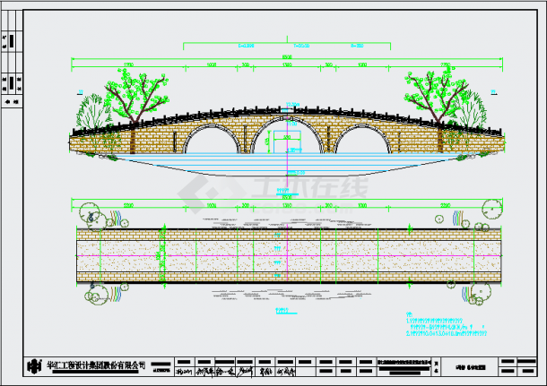【江苏】某关于路桥的三孔及多孔桥施工图-图二