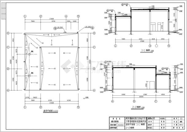 某地区330.8平方米锅炉房建筑施工图-图二