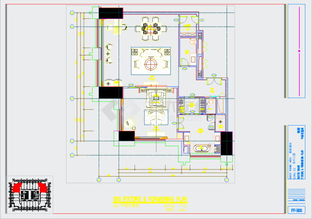  [Zhongshan] Decoration construction drawing of high-end guest rooms of international five-star hotel - Figure 1