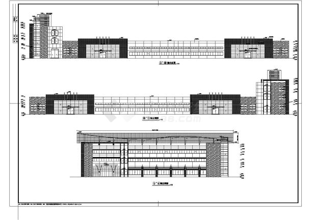 内蒙古省某地区一座钢结构车间建筑图-图一