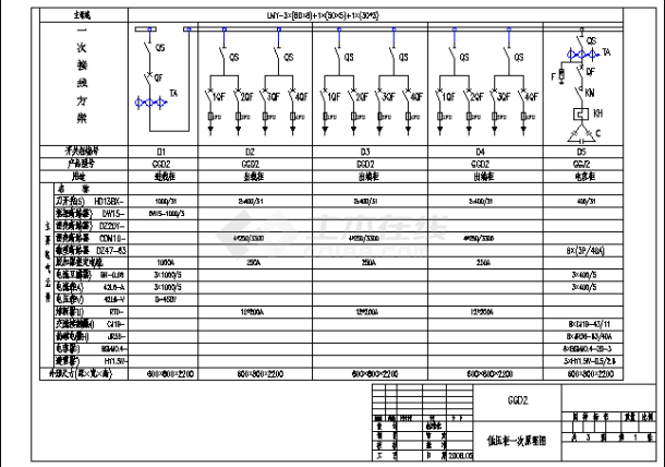 成套行业开关柜低压常用电气原理图汇编-图一