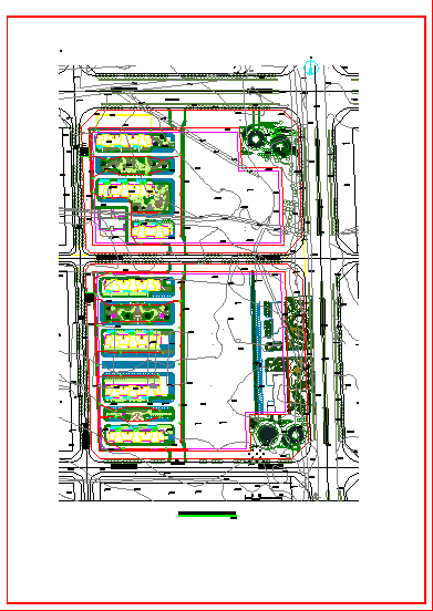 某大型小区市政电气外网规划施工图纸_图1