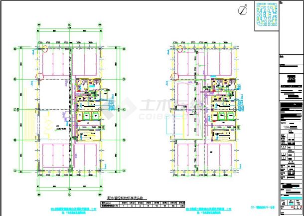 【北京】某园区9#楼给排水施工图纸-图一