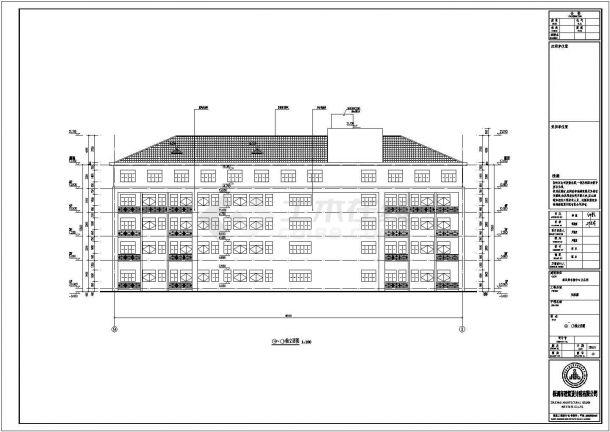 某城市中心卫生院建筑结构设计施工图-图二