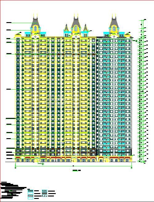 某地31层钢筋混凝土剪力墙结构住宅楼建筑设计施工图-图一