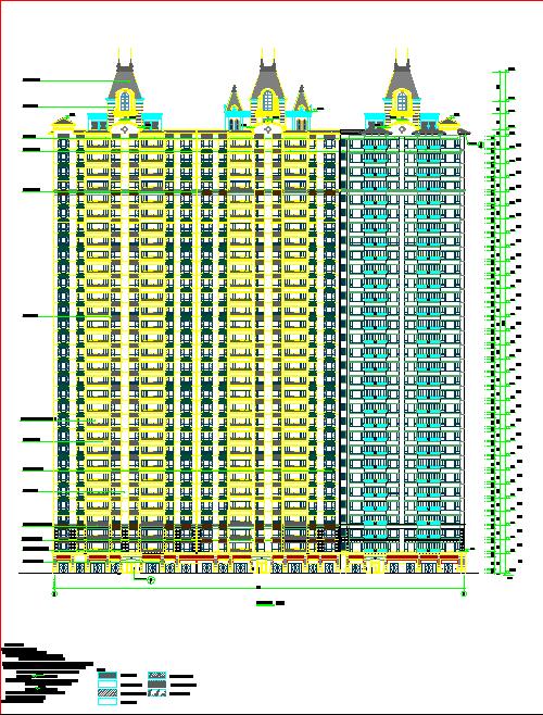 某地31层钢筋混凝土剪力墙结构住宅楼建筑设计施工图