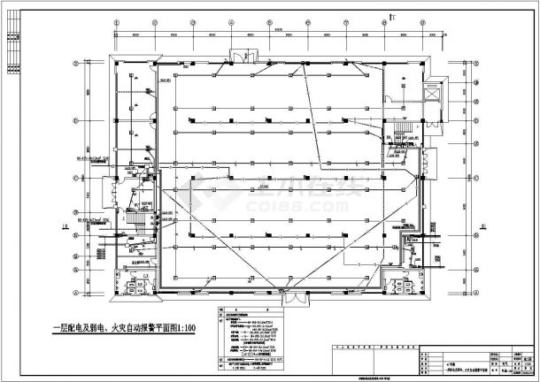 某地三层标准厂房电气设计施工图纸-图一