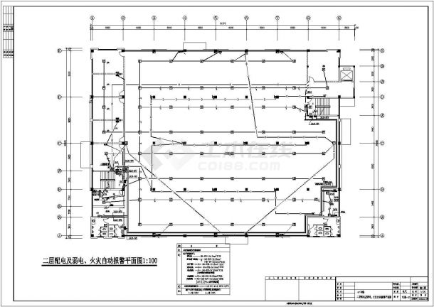 某地三层标准厂房电气设计施工图纸-图二