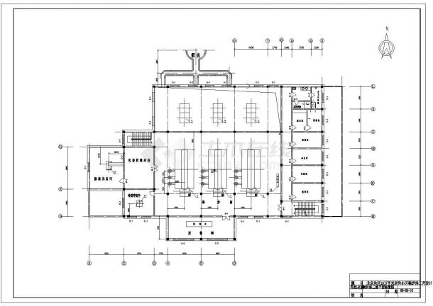 北京市某小区锅炉房工艺CAD设计方案图-图二