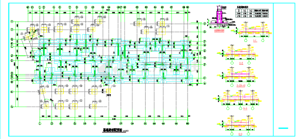 某地区12层商住楼条形基础建筑图-图一