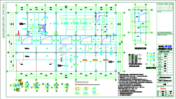  A complete set of building structure drawings of a regional business office building - Figure 1