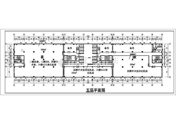 某城市医院手术室净化装修方案设计图-图一