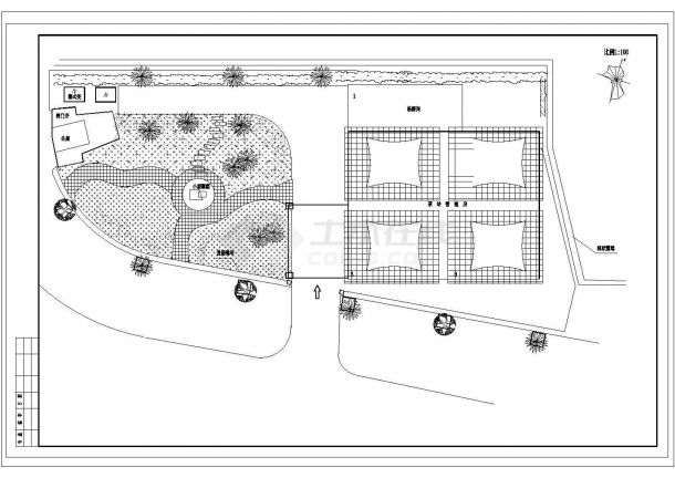 某污水泵站设计CAD完整施工全套构造图-图一