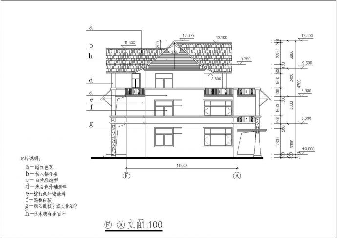 美式双拼三层自建房屋详细建筑设计图_图1