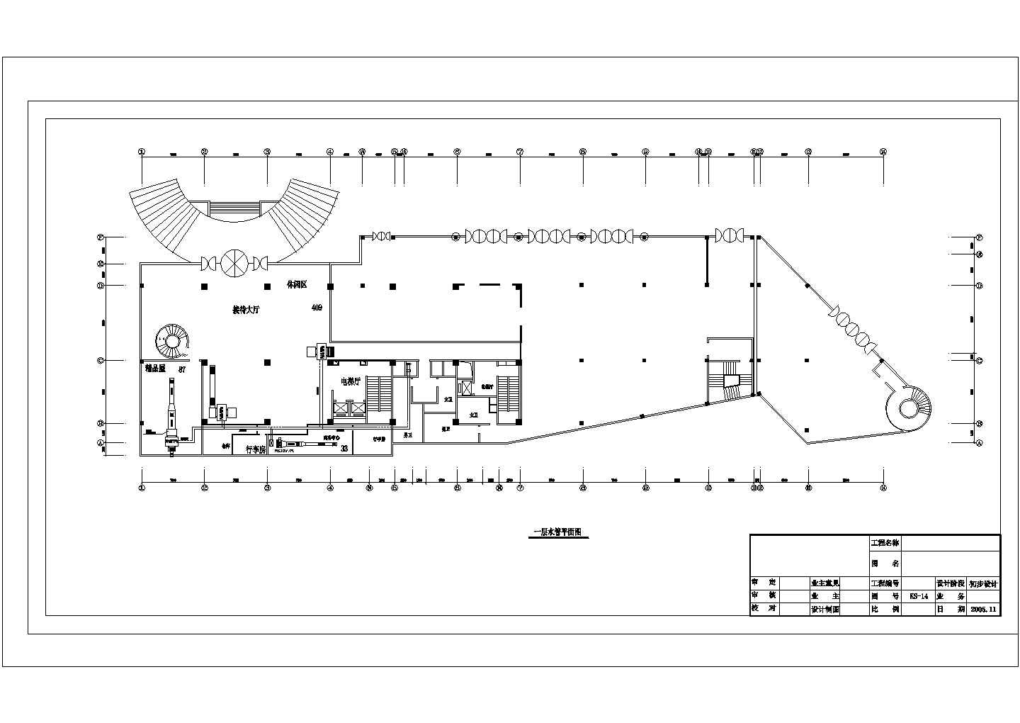 某多层国际大酒店空调设计cad全套施工图纸（甲级院设计）