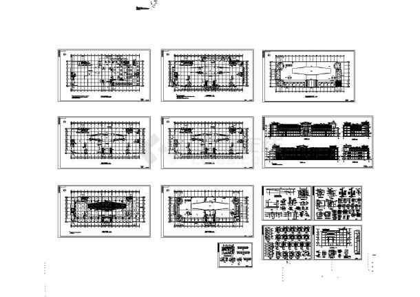 大型商场全套建筑施工图-图一