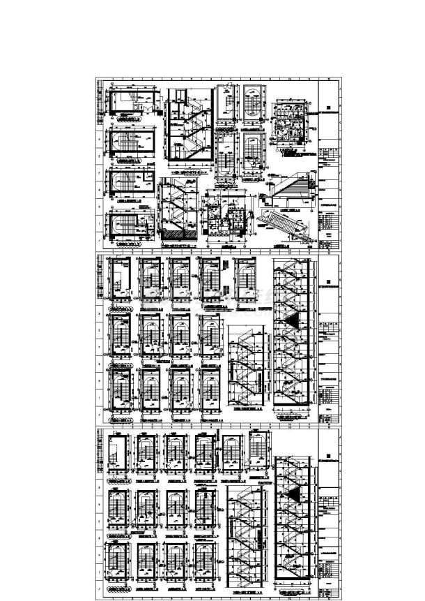 某地区楼梯卫生间建筑cad图-图一