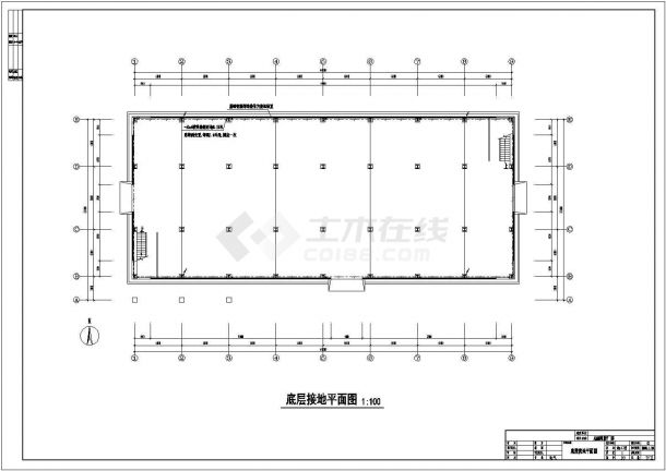 二层厂房车间电气消防施工设计方案-图一