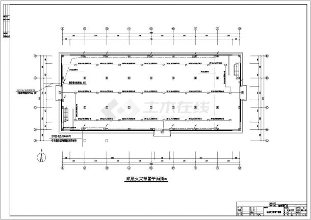 二层厂房车间电气消防施工设计方案-图二