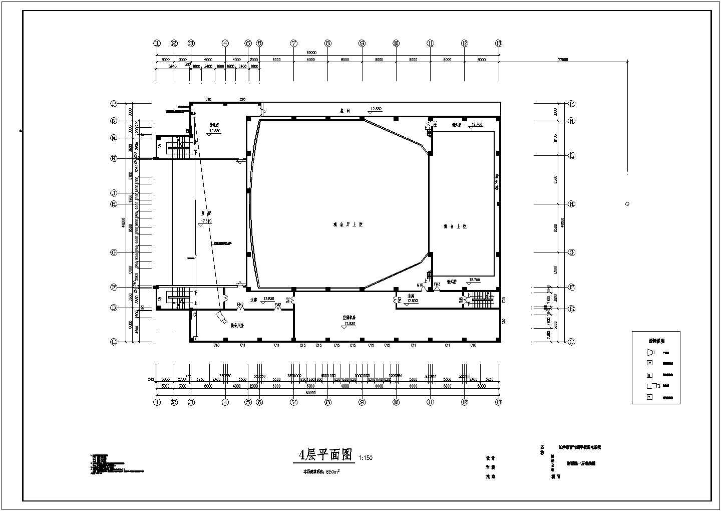 6956平方米青少年宫建筑施工图