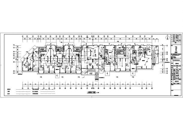 安徽31层住宅楼中雅电气施工设计图纸-图一