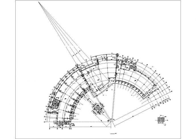 某会所建筑平面布置设计方案（详细）_图1