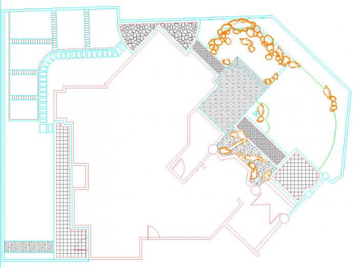某地区庭院景观设计方案图（含效果图）_图1