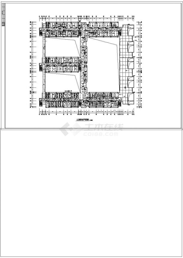 某六层综合教学楼配电设计cad全套电气施工图纸（甲级院设计）-图二