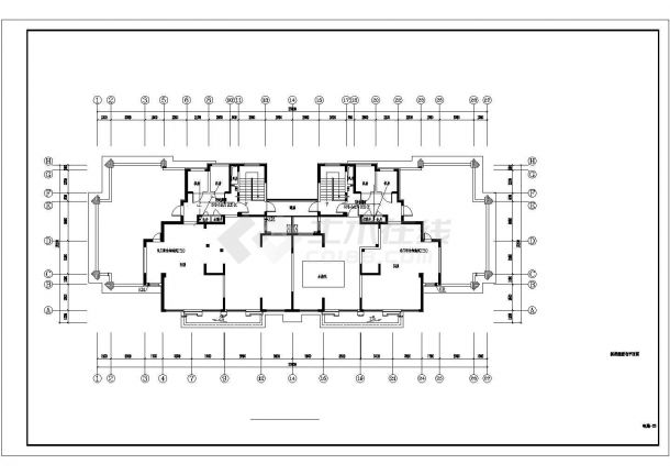 某地18层住宅楼电气全套设计施工图-图一