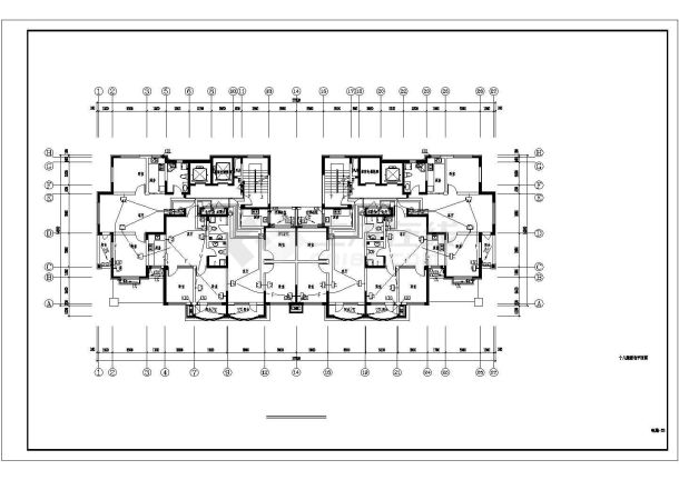 某地18层住宅楼电气全套设计施工图-图二