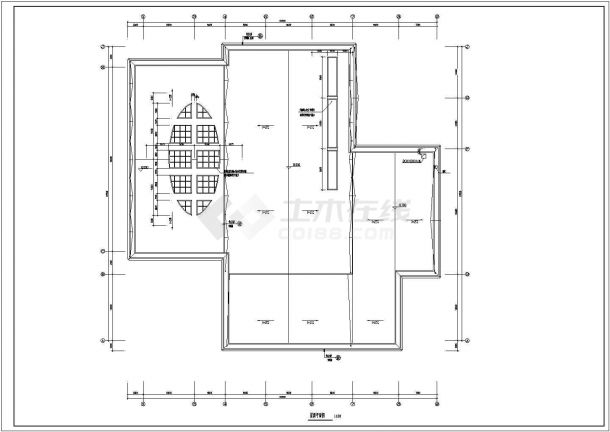某雷克萨斯4S店设计cad全套建筑施工图（甲级院设计）-图一