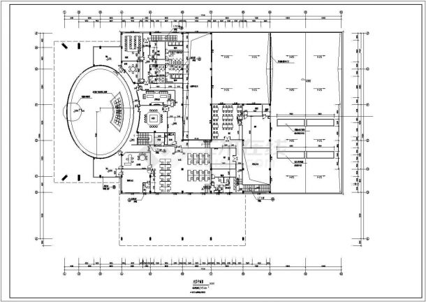 某雷克萨斯4S店设计cad全套建筑施工图（甲级院设计）-图二
