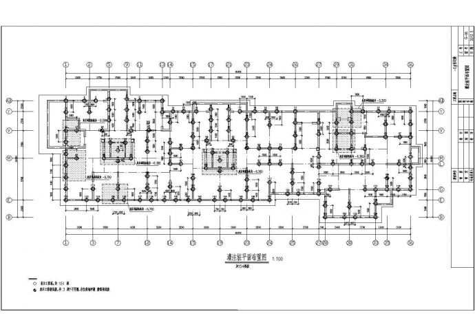 地下一层地上11层剪力墙结构住宅结构cad施工图_图1