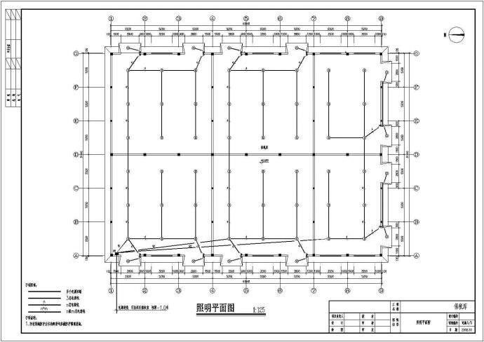 易燃、易爆仓库电气图全套电气设计图纸_图1