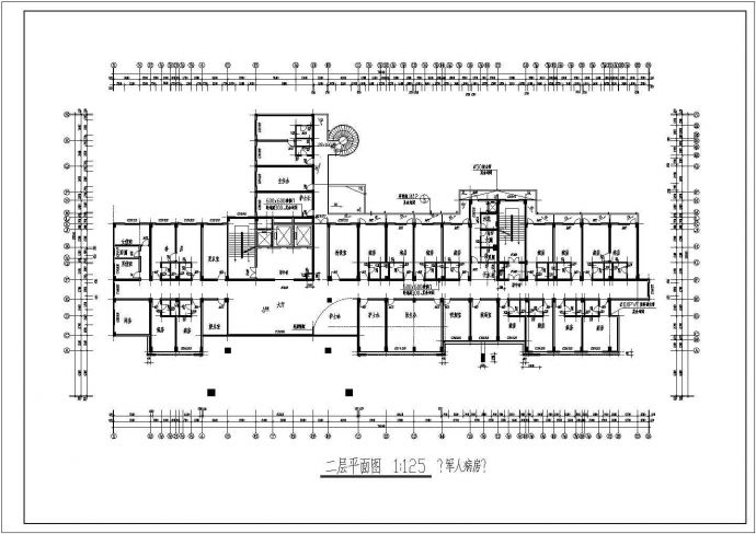 某医院住院大楼建筑设计图（含设计说明）_图1