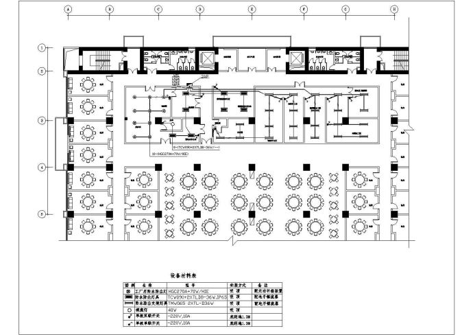 某酒店建筑厨房全套电气设计施工图纸_图1