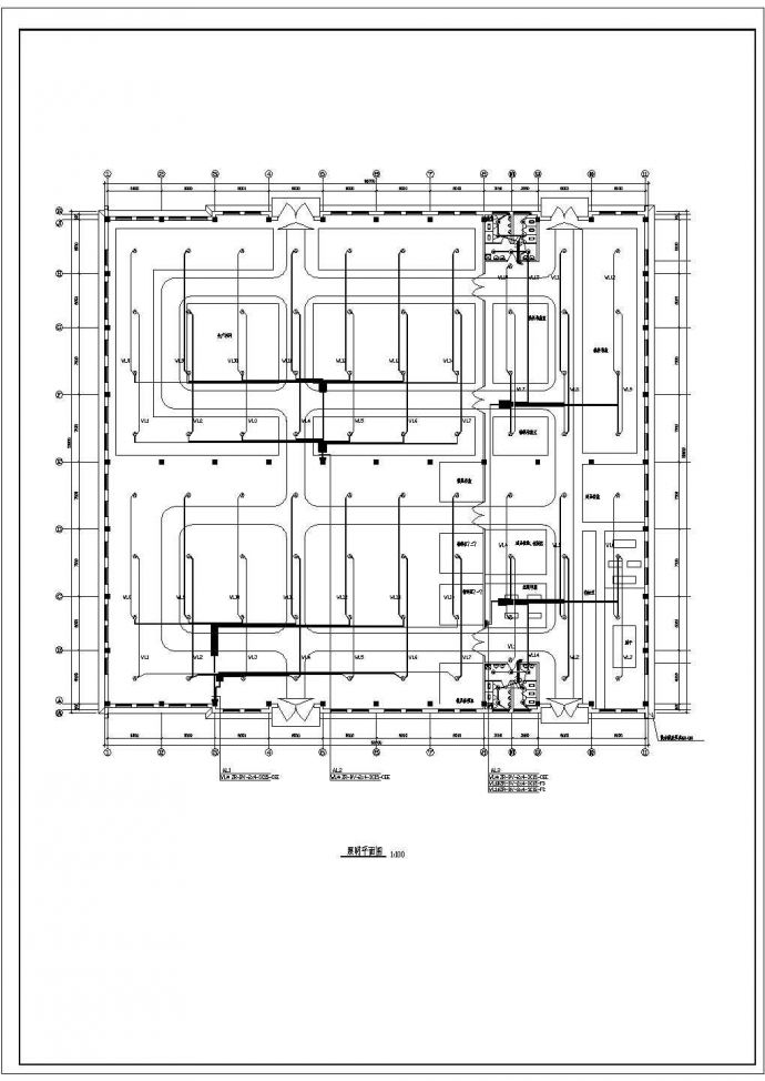 某地工业厂房全套电气施工设计方案_图1