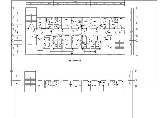 某地区医院综合楼电气CAD设计图纸_图1